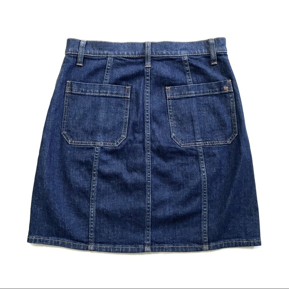 Madewell Denim Button Down Skirt - Picture 2 of 10